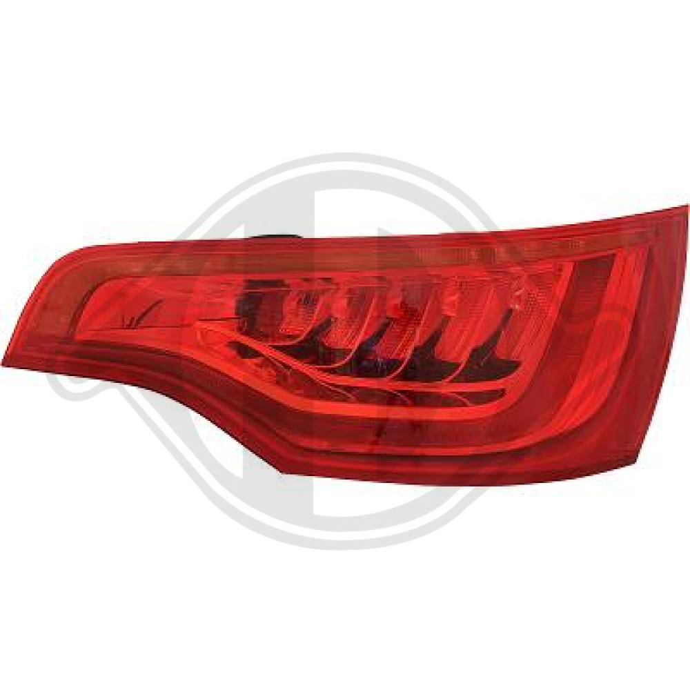 DIEDERICHS Baglygte 1096090 LED højre for AUDI