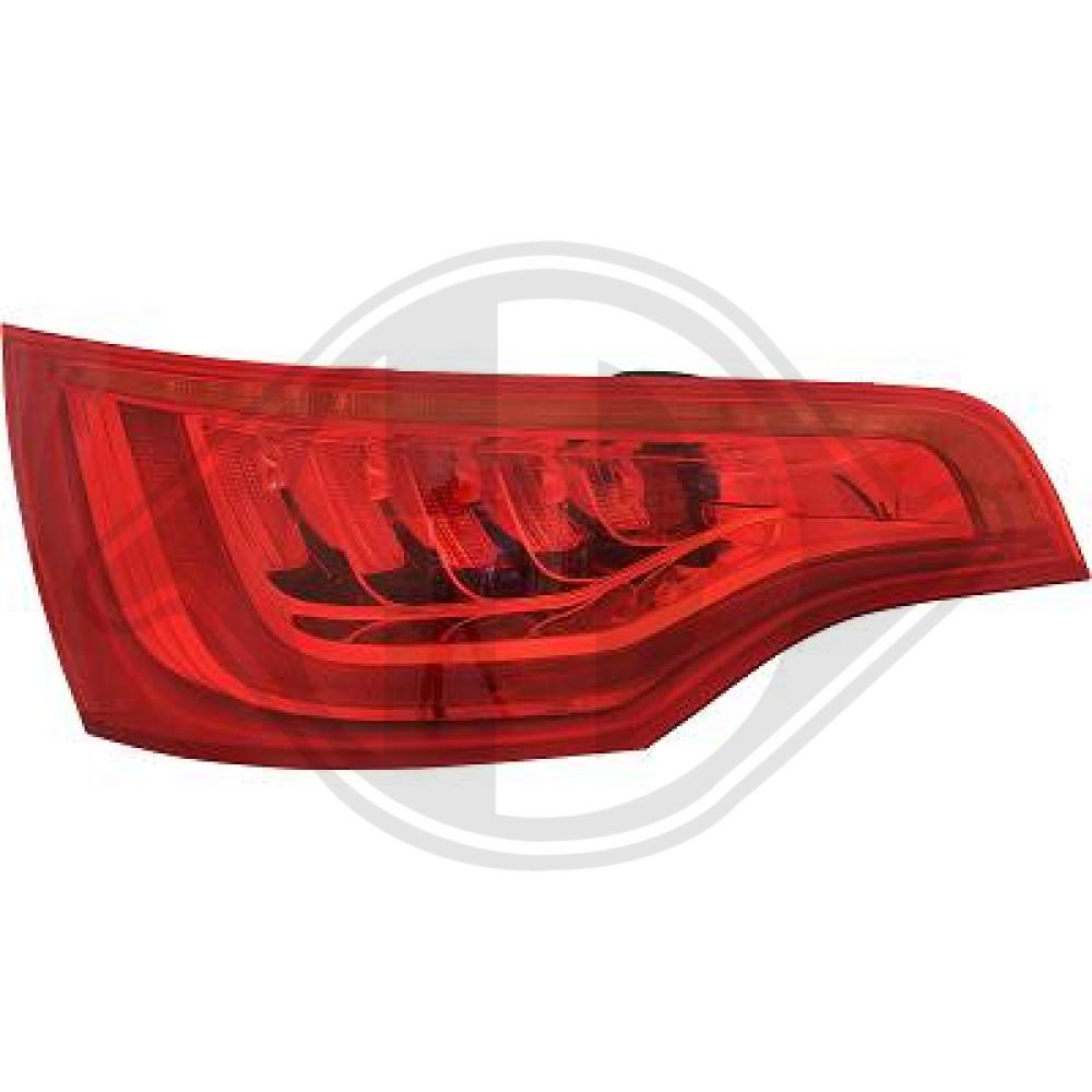 DIEDERICHS Baglygte 1096091 LED venstre for AUDI