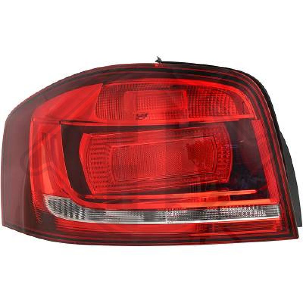 DIEDERICHS Baglygte 1032191 H21W venstre for AUDI