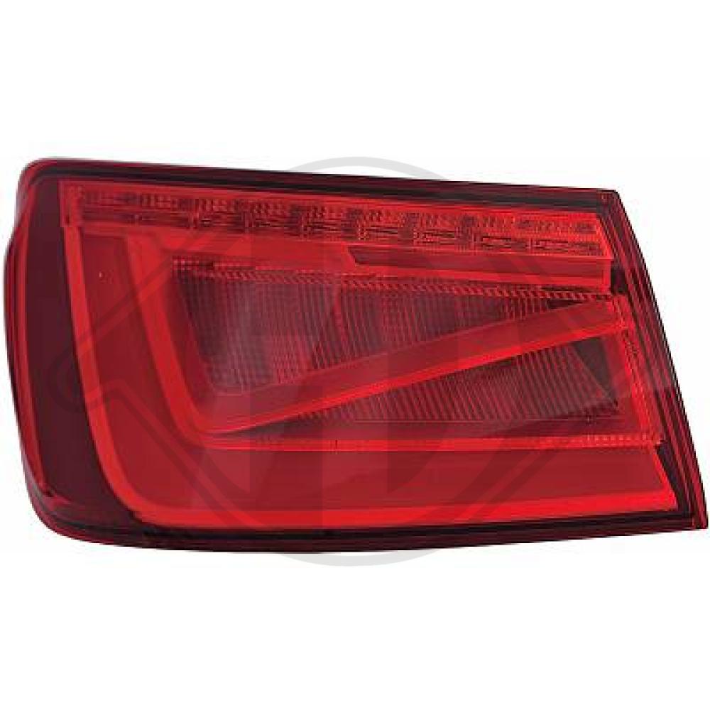DIEDERICHS Baglygte 1033495 LED venstre for AUDI