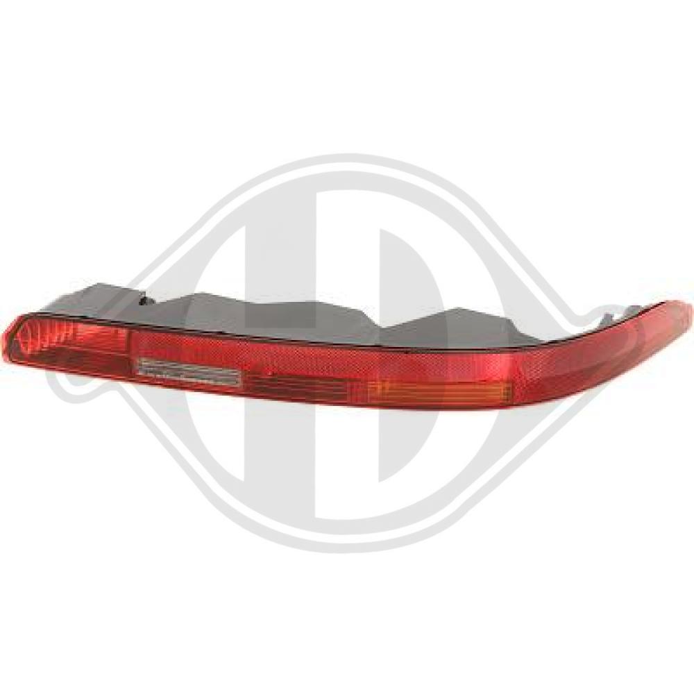 DIEDERICHS Baglygte 1097096 W16W højre for AUDI