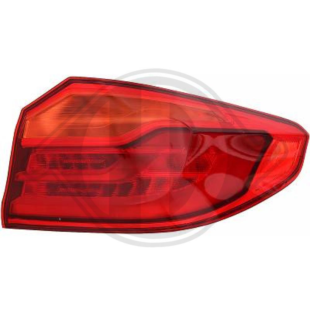 DIEDERICHS Baglygte 1226090 LED højre for BMW