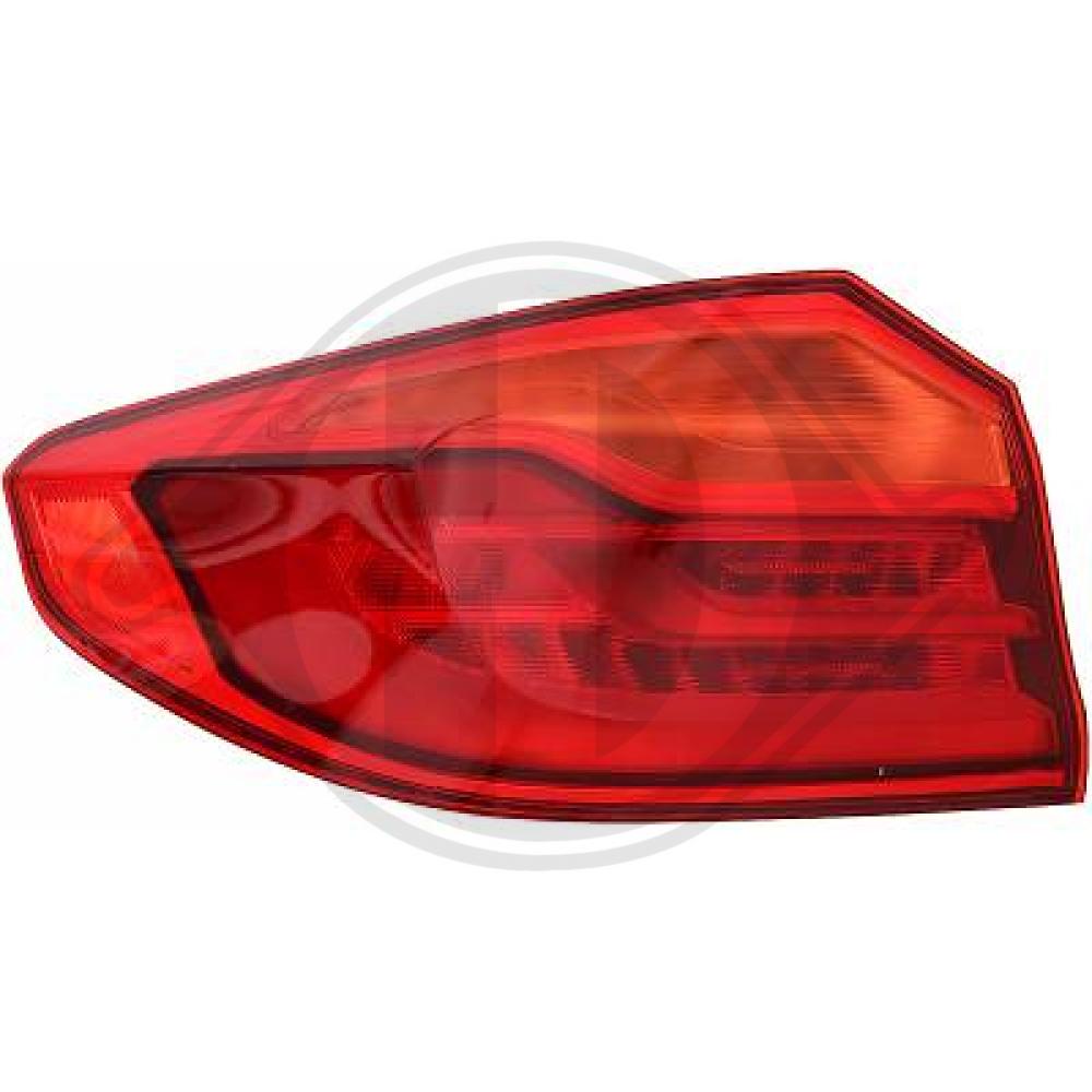 DIEDERICHS Baglygte 1226091 LED venstre for BMW