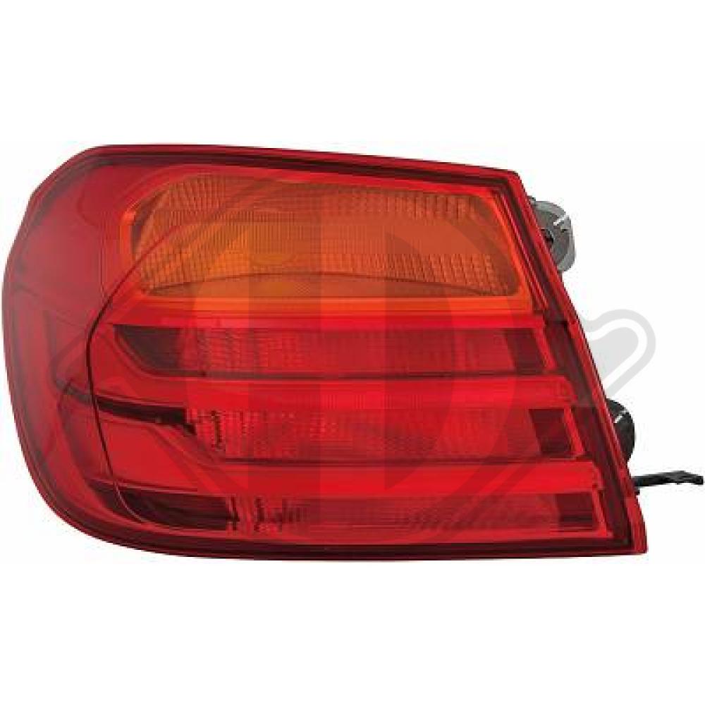 DIEDERICHS Baglygte 1245091 P21W venstre for BMW