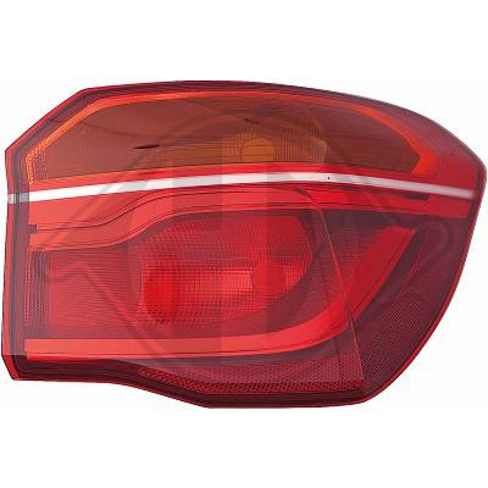 DIEDERICHS Baglygte 1266090 P21W højre for BMW