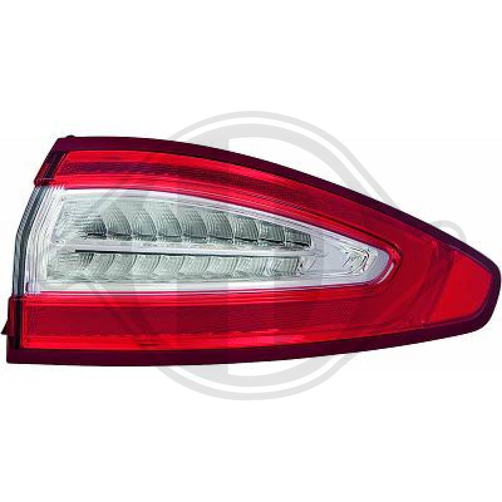 DIEDERICHS Baglygte 1429290 LED højre for FORD