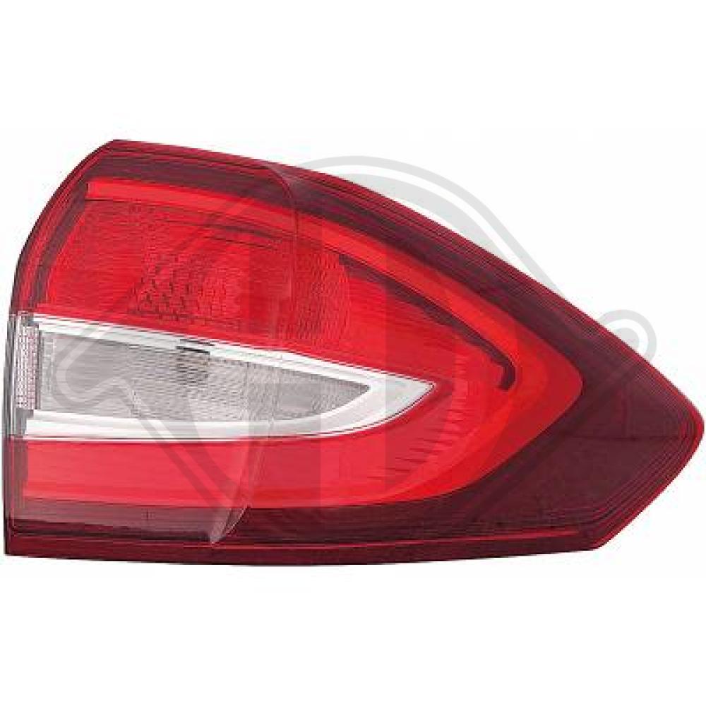 DIEDERICHS Baglygte 1467190 PY21W højre for FORD