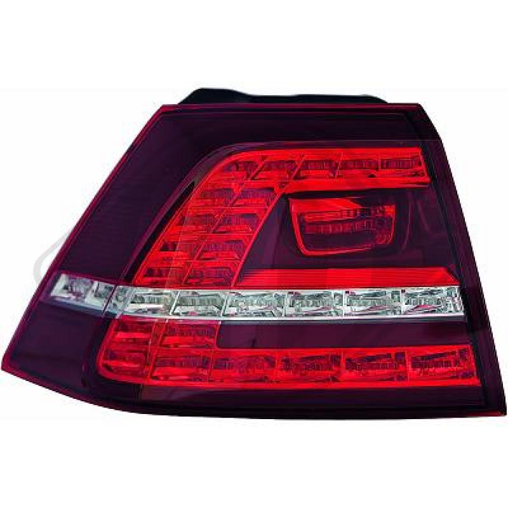 DIEDERICHS Baglygte 2216191 LED venstre for VW