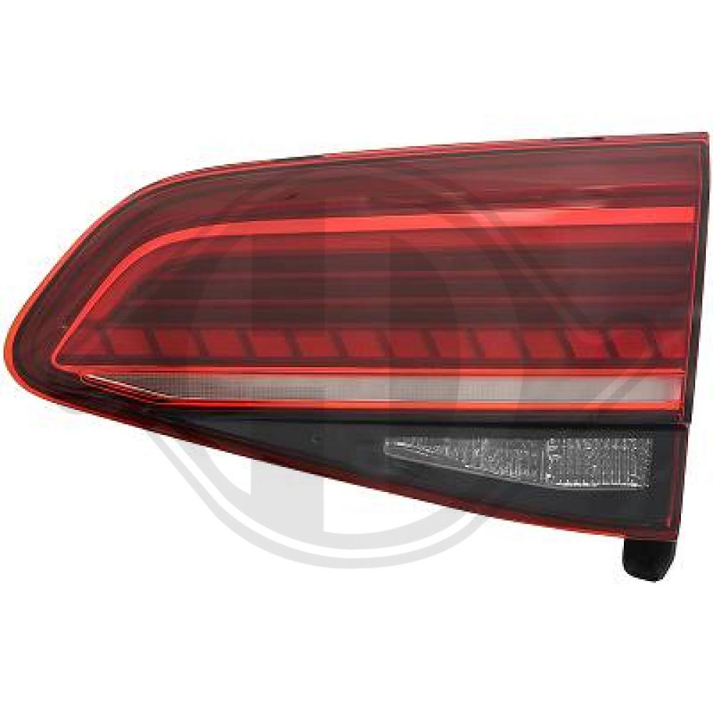 DIEDERICHS Baglygte 2217192 LED højre for VW
