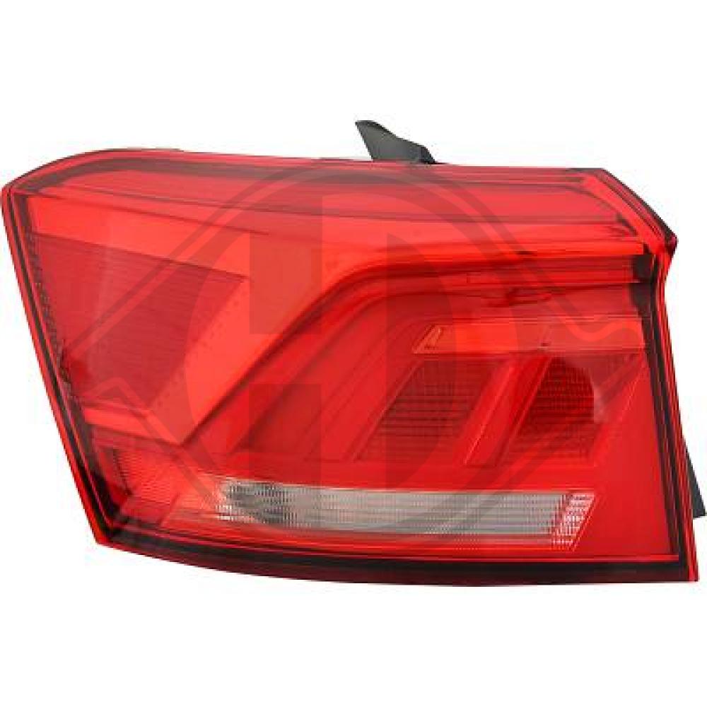 DIEDERICHS Baglygte 2240891 LED venstre for VW