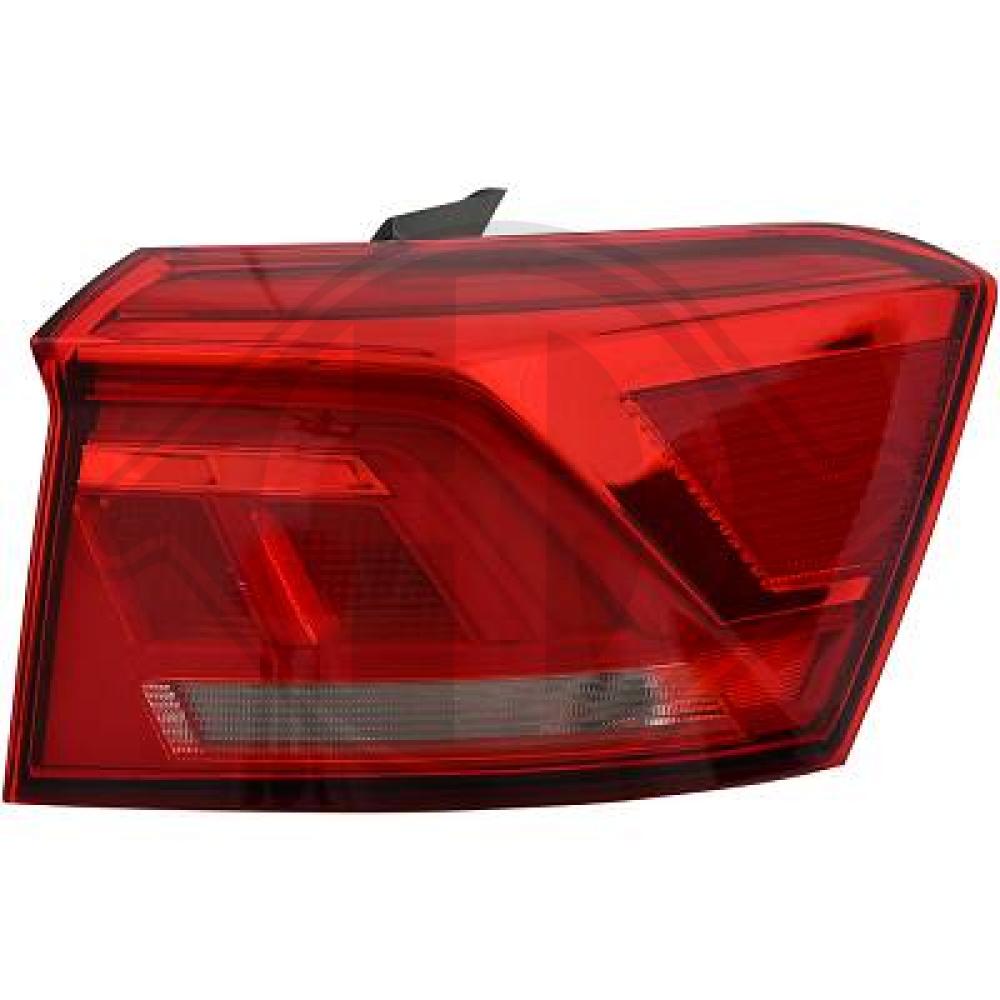 DIEDERICHS Baglygte 2240894 LED højre for VW