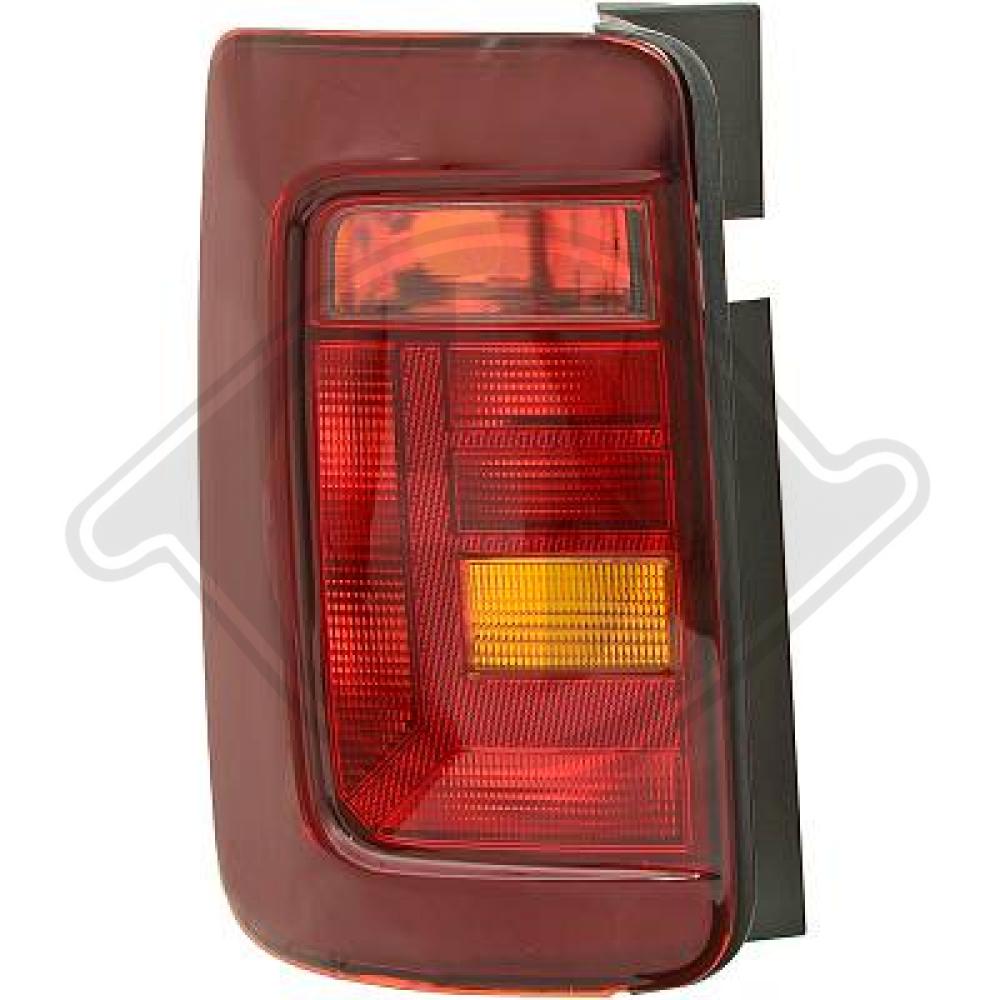 DIEDERICHS Baglygte 2297793 venstre for VW