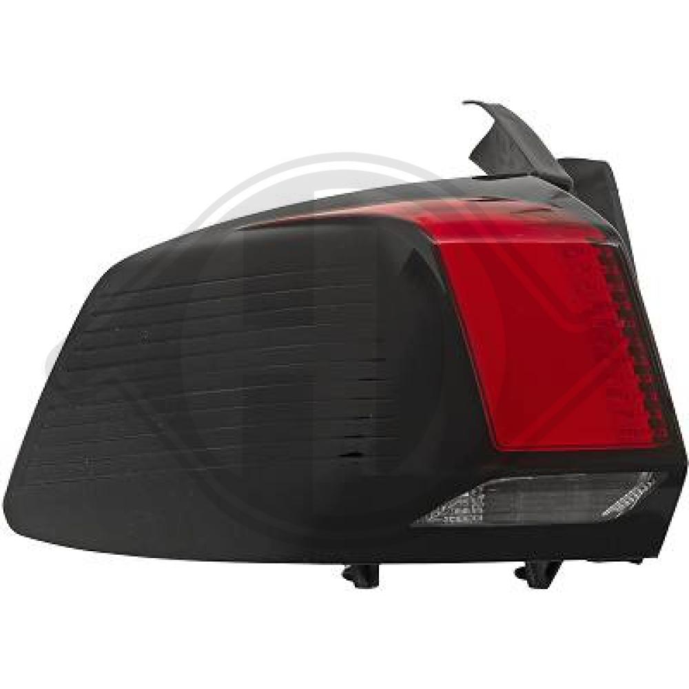 DIEDERICHS Baglygte 4236591 LED venstre for PEUGEOT