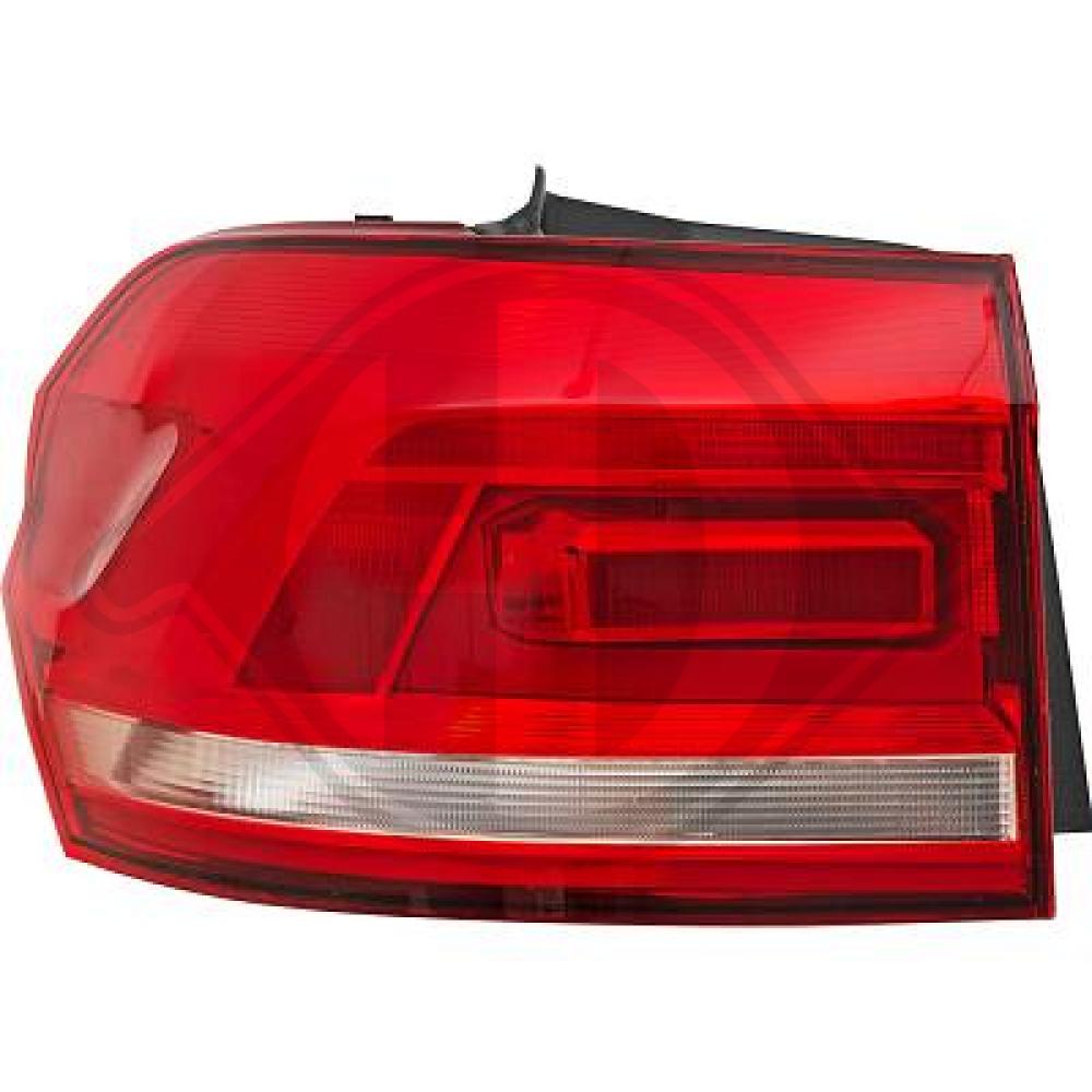 DIEDERICHS Baglygte 2297091 WY21W venstre for VW