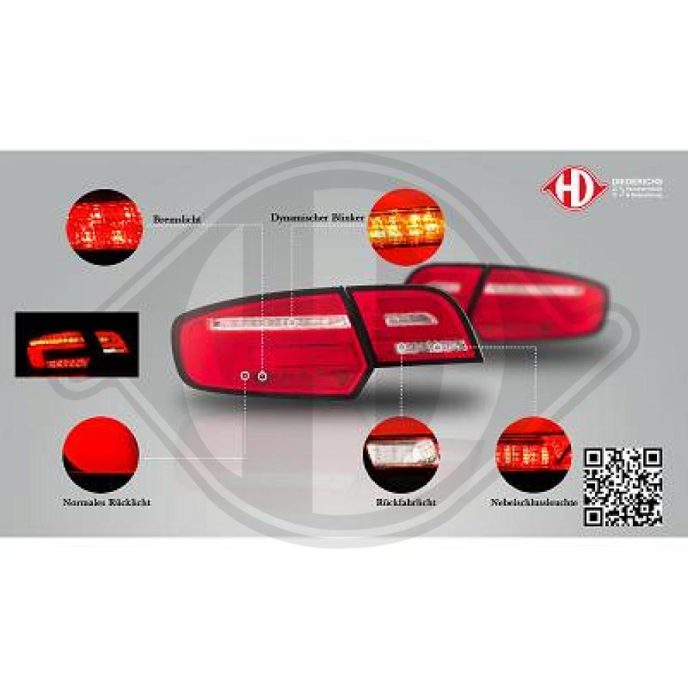 DIEDERICHS Baglygtesæt 1031495 LED