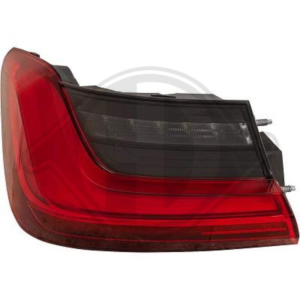 DIEDERICHS Baglygte 1219091 LED venstre for BMW