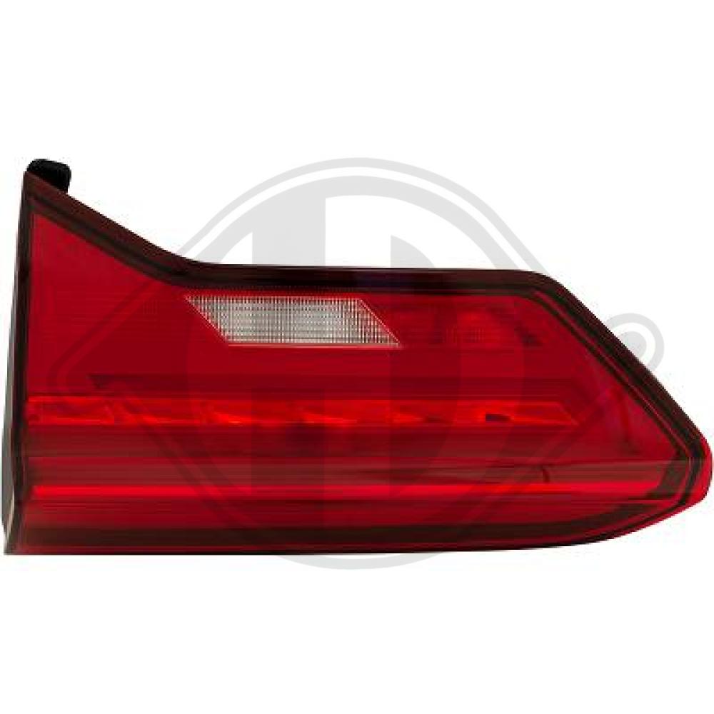 DIEDERICHS Baglygte 2240892 LED højre for VW