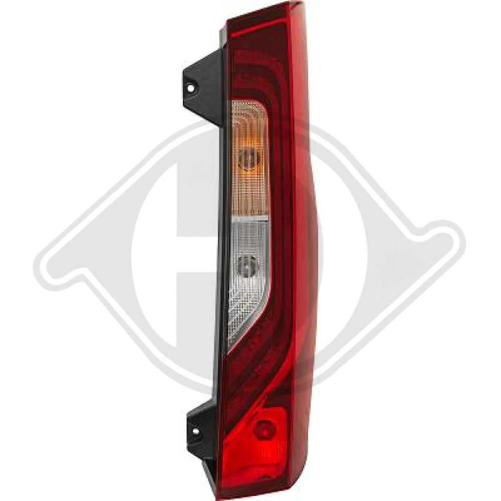 DIEDERICHS Baglygte 1664090 PY21W højre for MERCEDES-BENZ