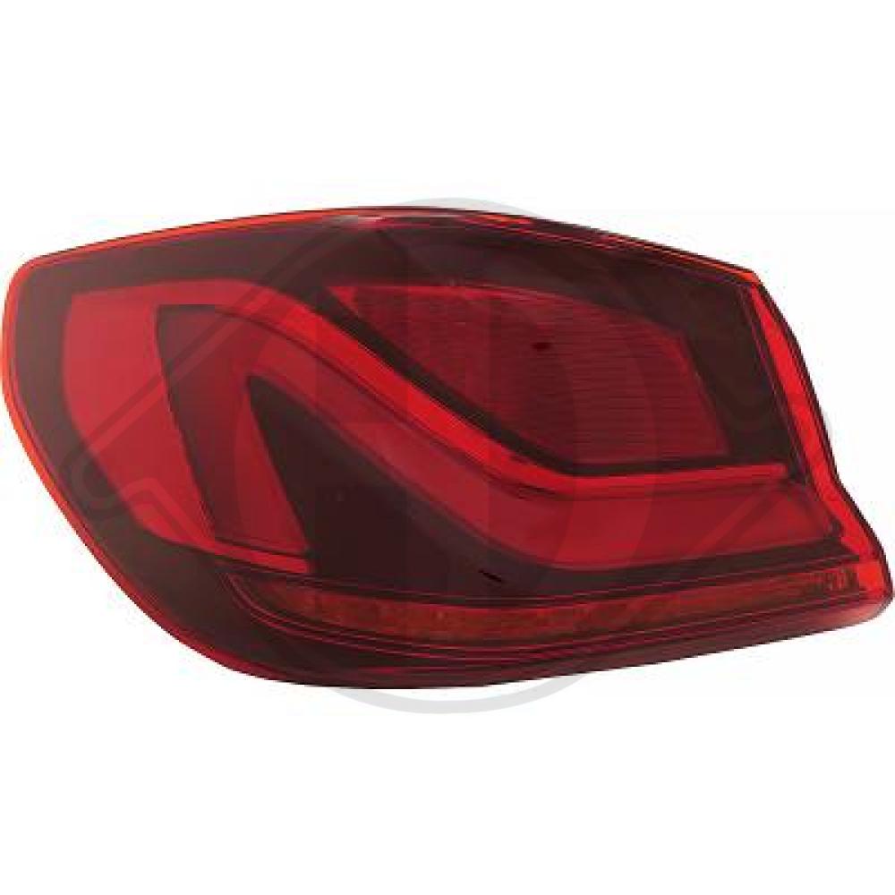 DIEDERICHS Baglygte 1282091 LED venstre for BMW