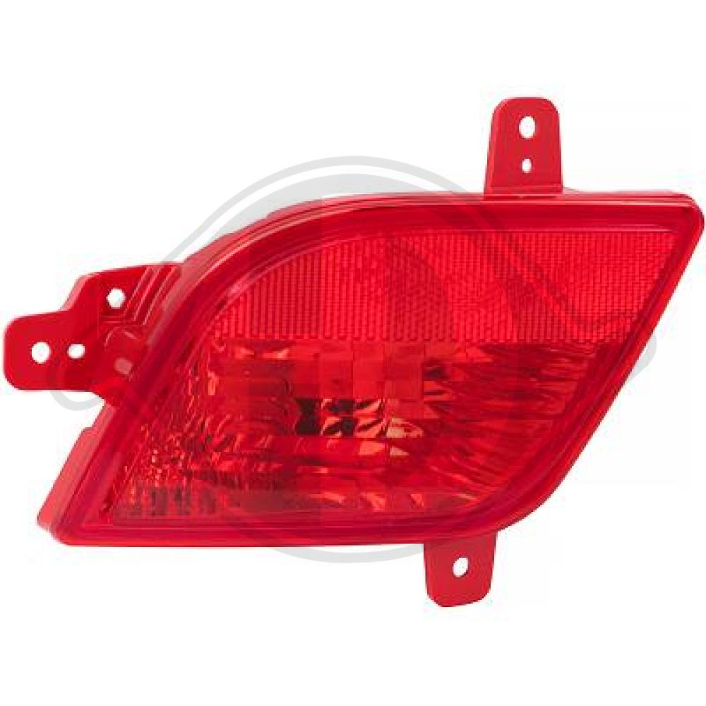 DIEDERICHS Tågebaglygte 1835097 W21W venstre for OPEL
