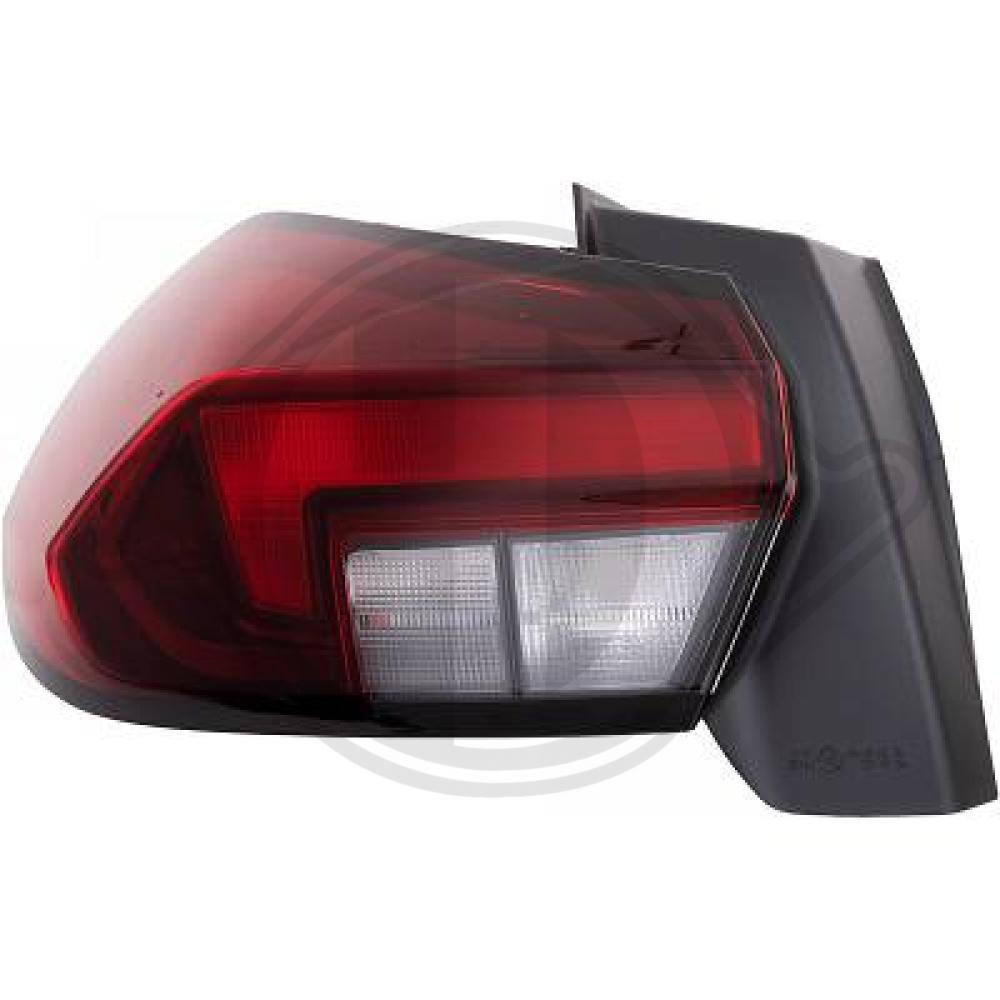 DIEDERICHS Baglygte 1816091 W16W venstre for OPEL