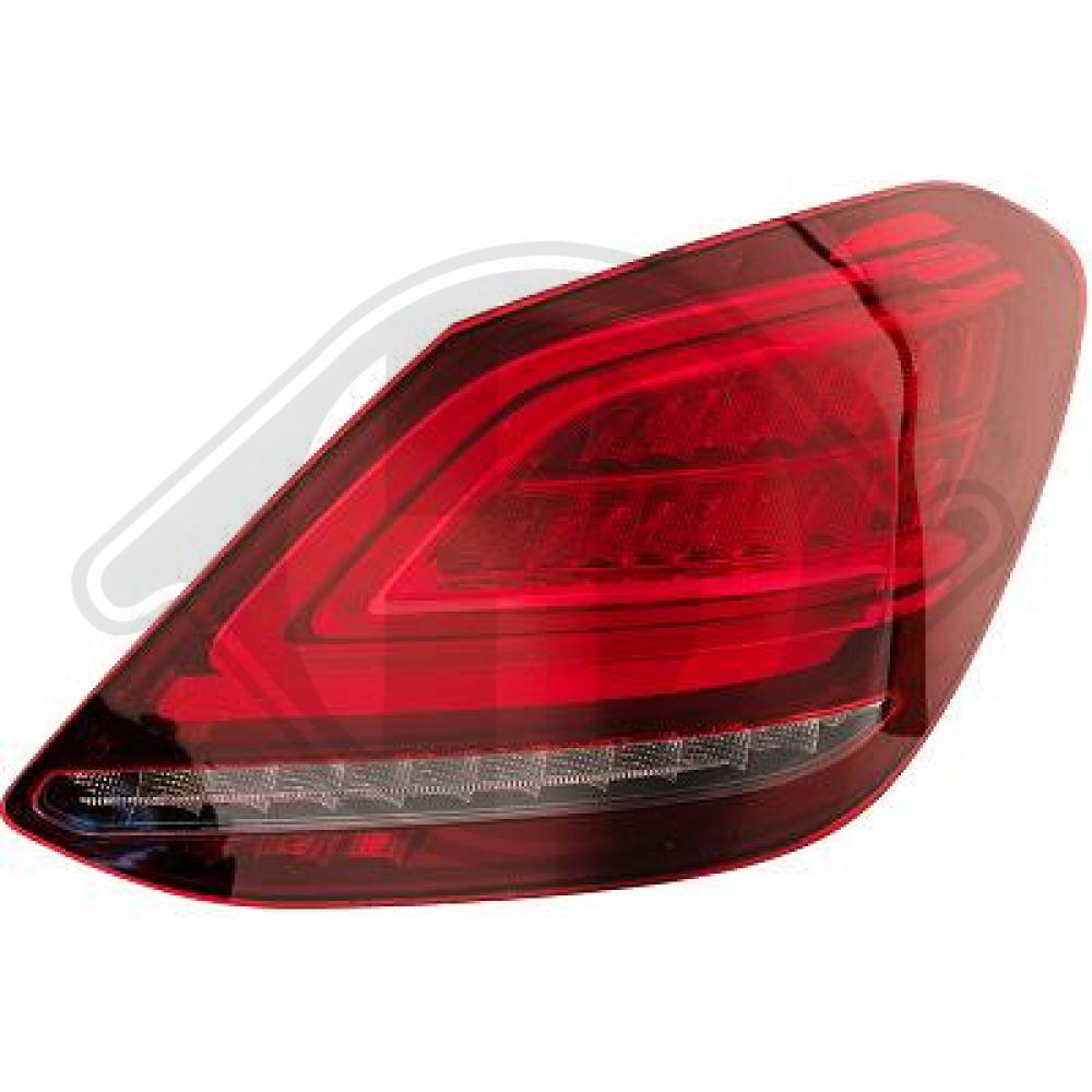 DIEDERICHS Baglygte 1673192 LED højre for MERCEDES-BENZ