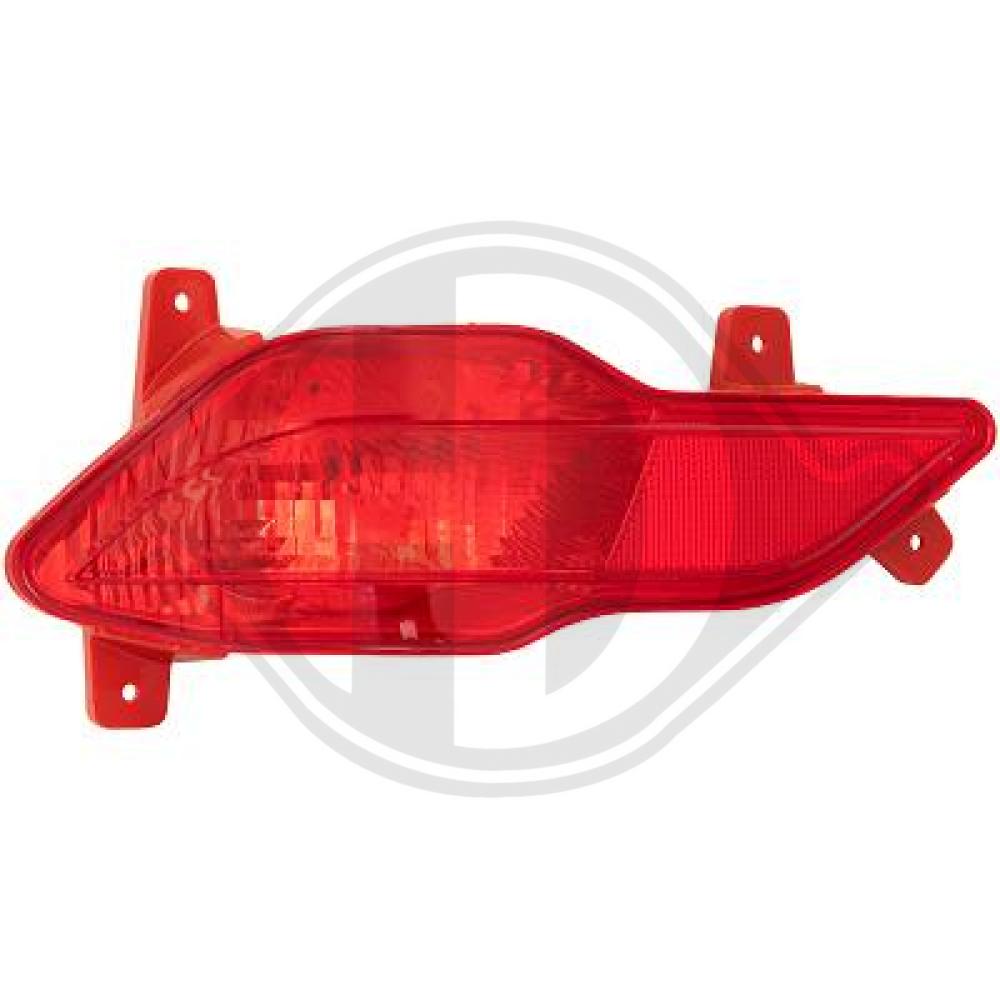 DIEDERICHS Tågebaglygte 1835197 W21W venstre for OPEL