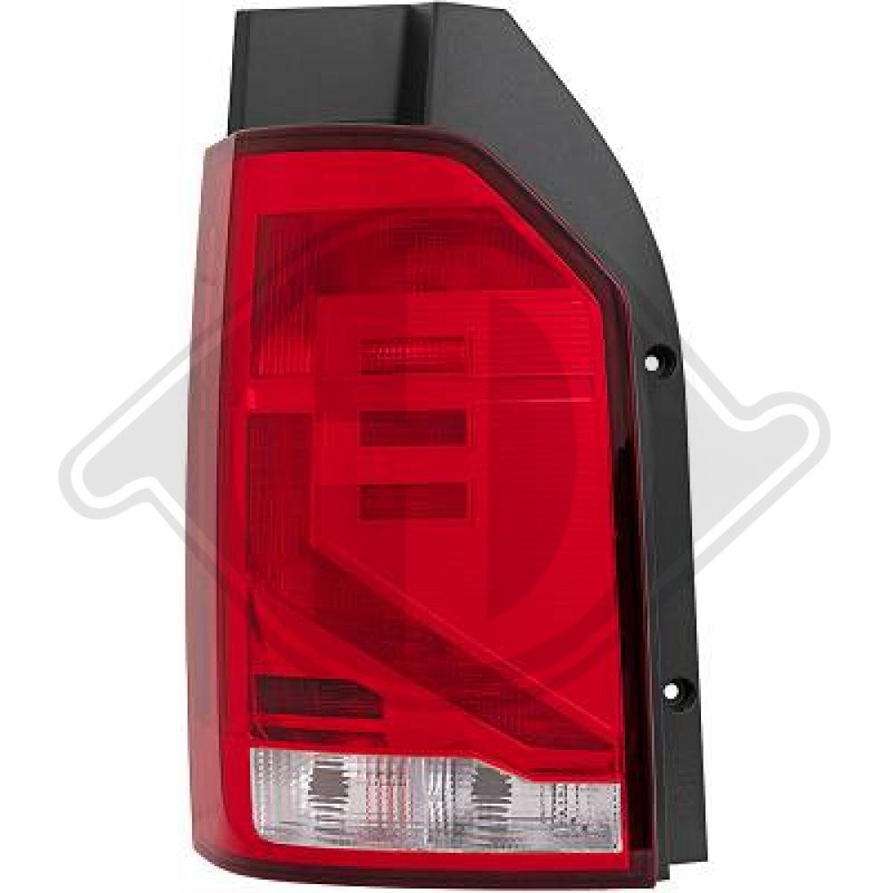 DIEDERICHS Baglygte 2274191 W16W venstre for VW