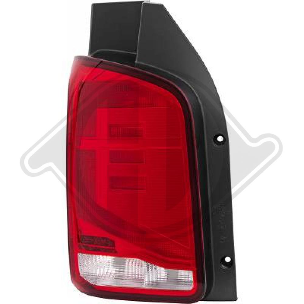 DIEDERICHS Baglygte 2274193 W16W venstre for VW