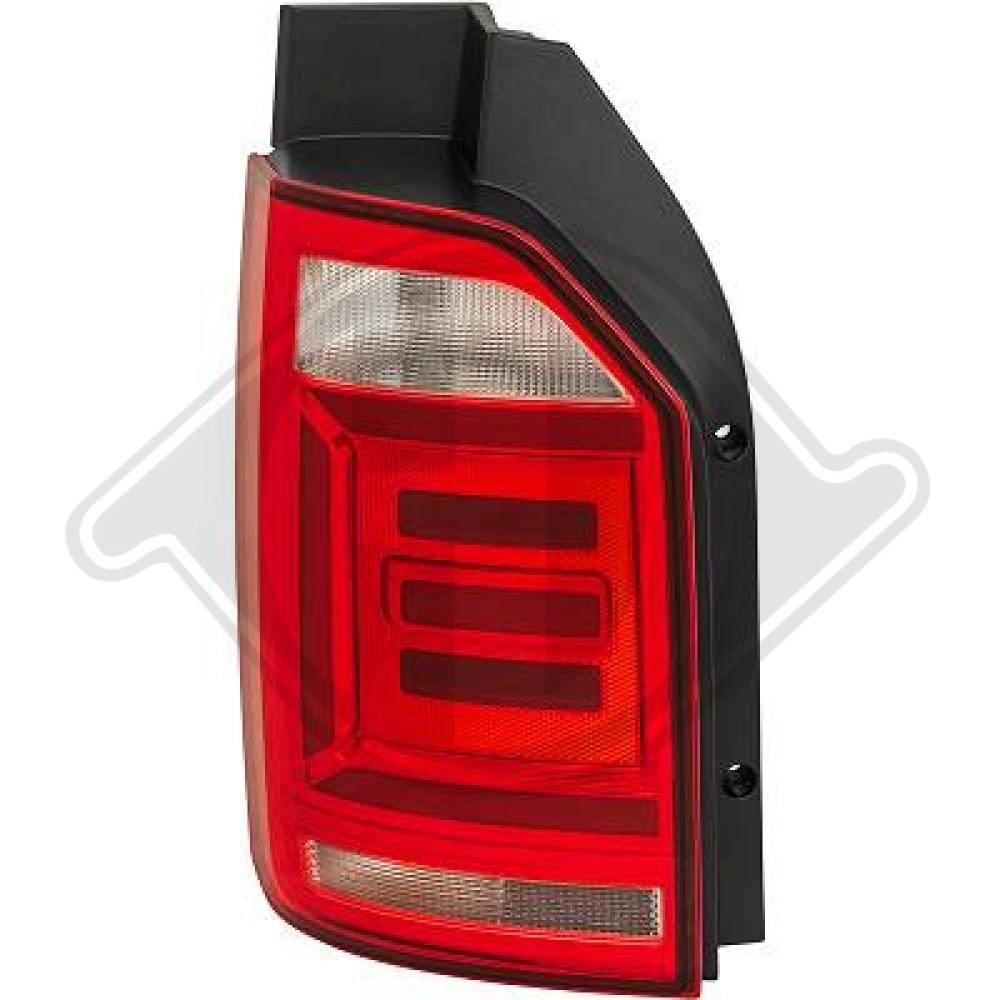 DIEDERICHS Baglygte 2274195 LED venstre for VW