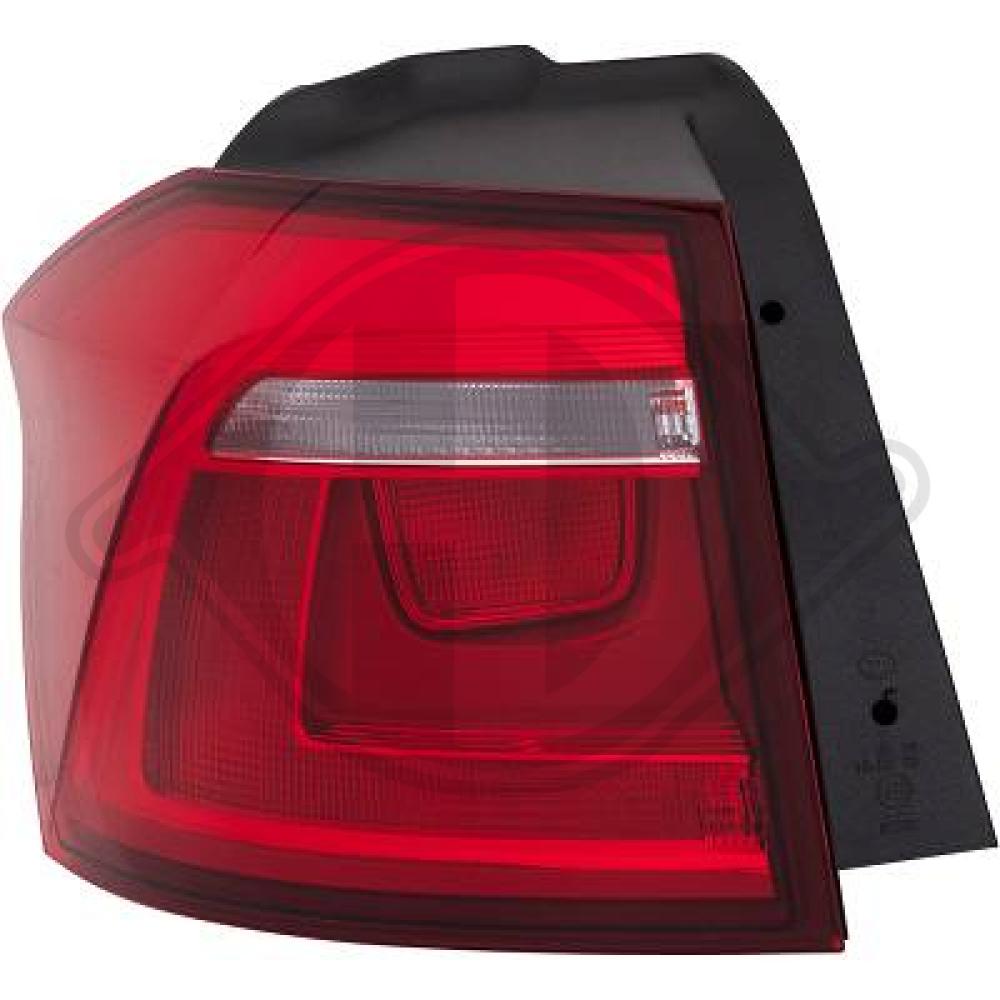 DIEDERICHS Baglygte 2216790 højre for VW
