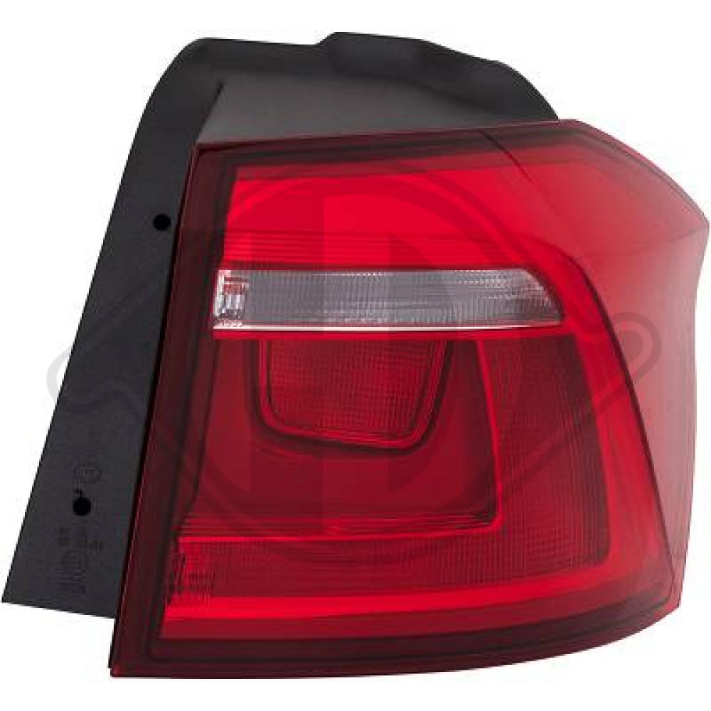 DIEDERICHS Baglygte 2216791 venstre for VW