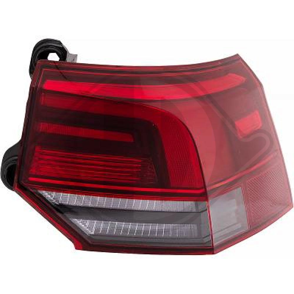 DIEDERICHS Baglygte 2218090 højre for VW