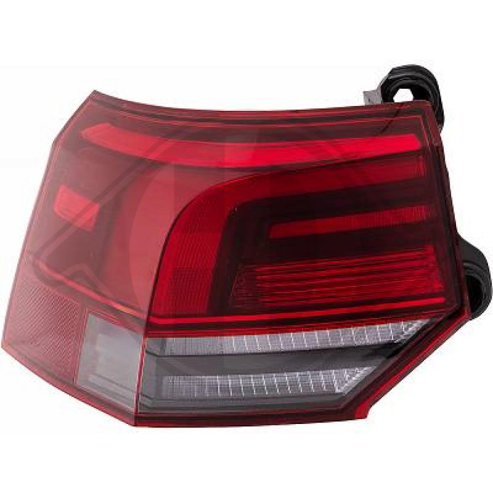 DIEDERICHS Baglygte 2218091 venstre for VW