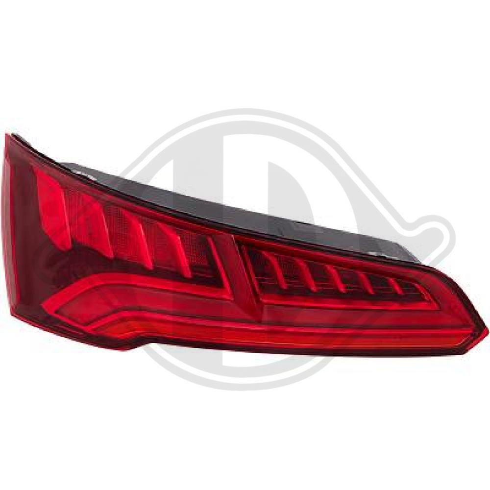 DIEDERICHS Baglygte 1076091 venstre for AUDI