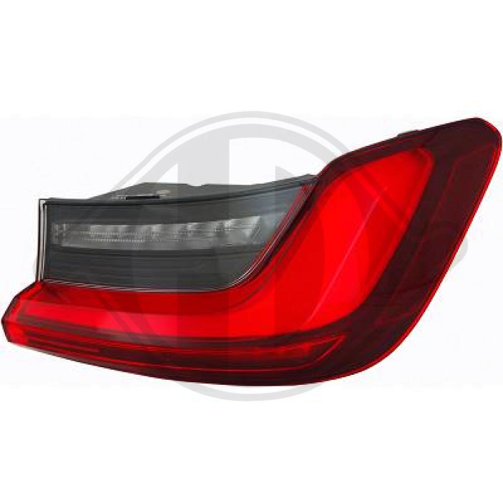 DIEDERICHS Baglygte 1219190 højre for BMW