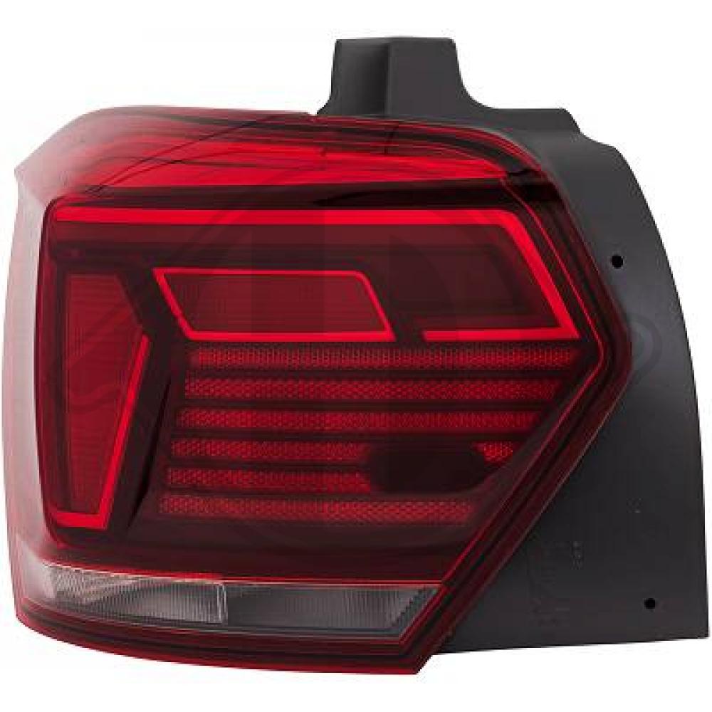 DIEDERICHS Baglygte 2209093 LED venstre for VW