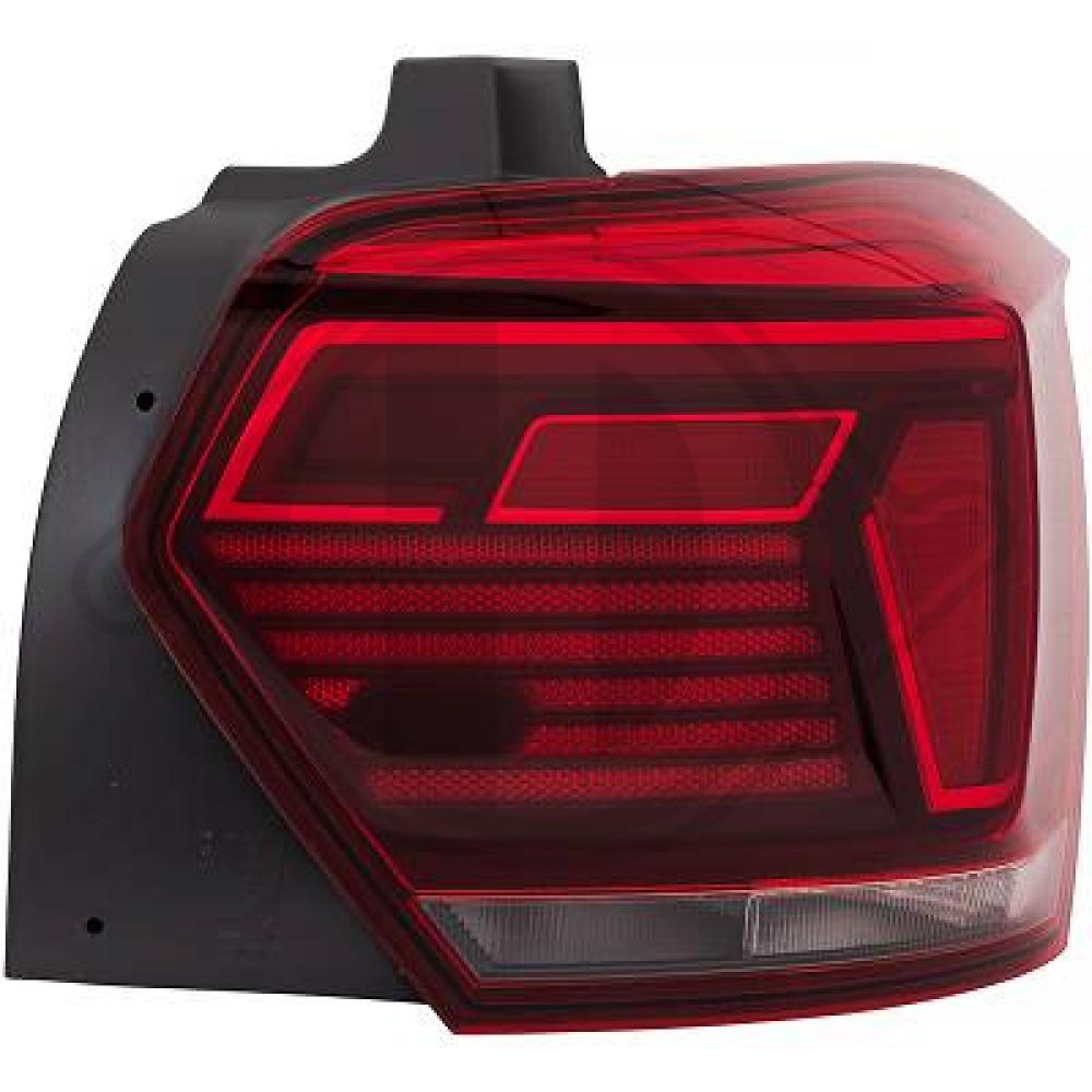 DIEDERICHS Baglygte 2209092 LED højre for VW