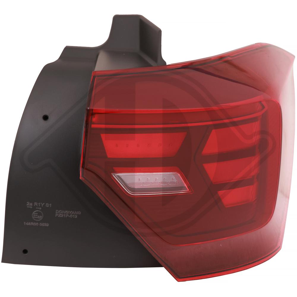 DIEDERICHS Baglygte 2209290 LED højre for VW