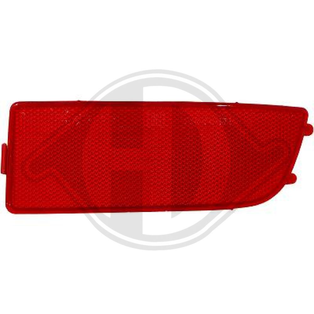 DIEDERICHS Reflektor 1663098 bagved til højre for MERCEDES-BENZ VW