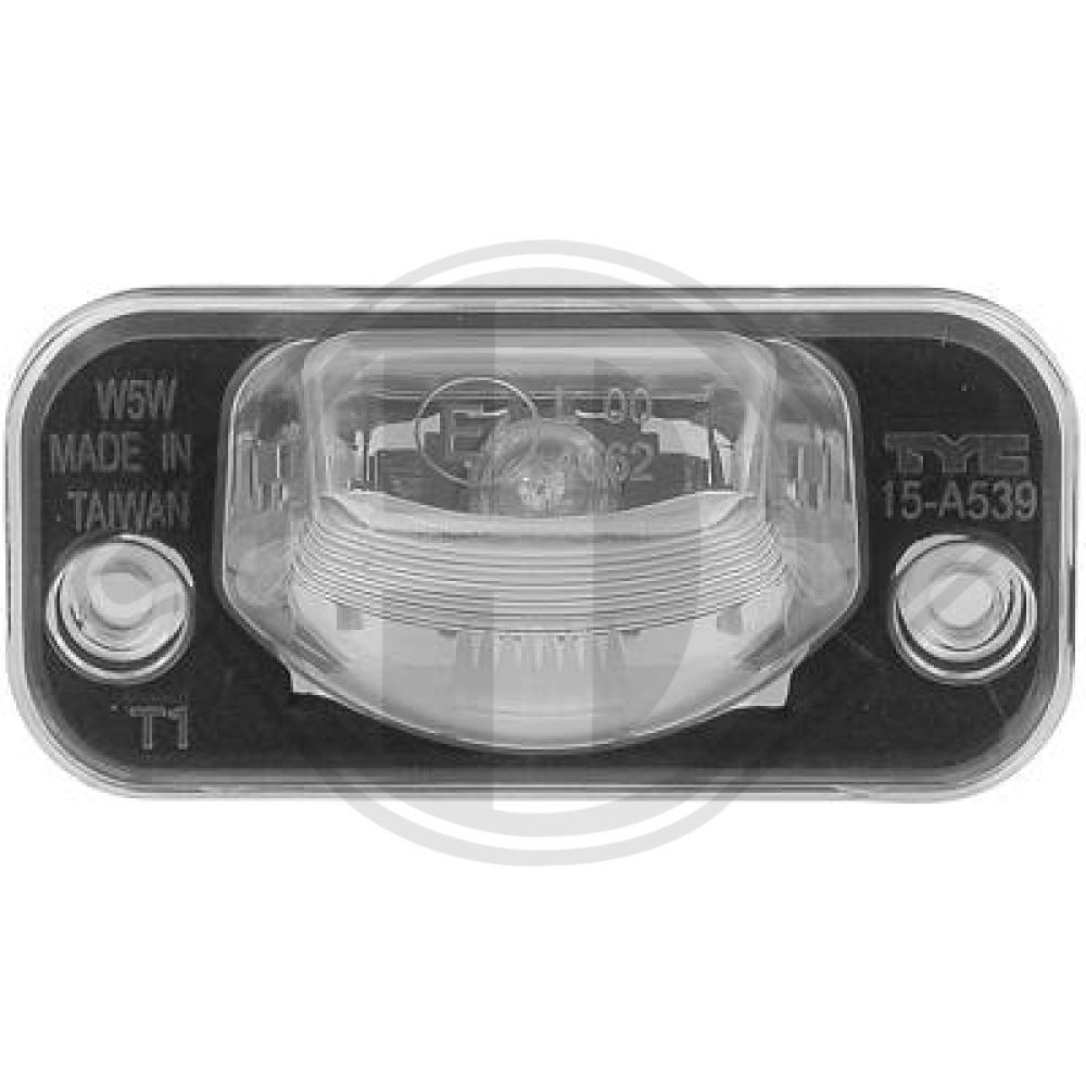 DIEDERICHS Nummerpladelys 2270094 W5W på begge sider for VW