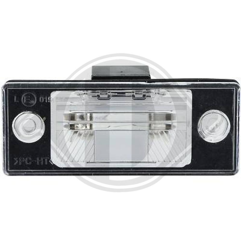 DIEDERICHS Nummerpladelys 2232194 C5W på begge sider for VW