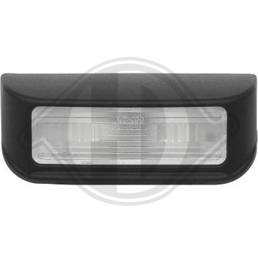 DIEDERICHS Nummerpladelys 4013794 W5W på begge sider for PEUGEOT FIAT TOYOTA