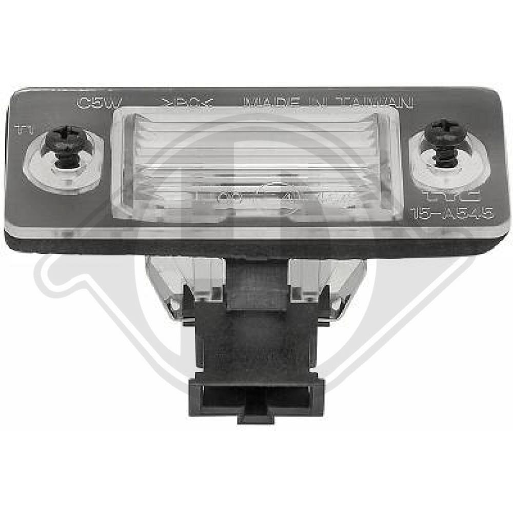 DIEDERICHS Nummerpladelys 7805094 C5W på begge sider for SKODA