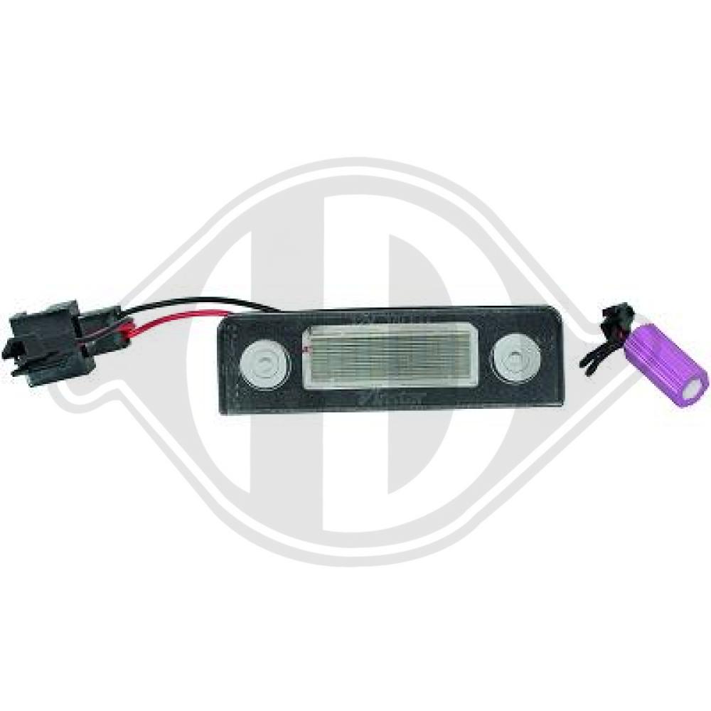 DIEDERICHS Nummerpladelys lid10407 LED