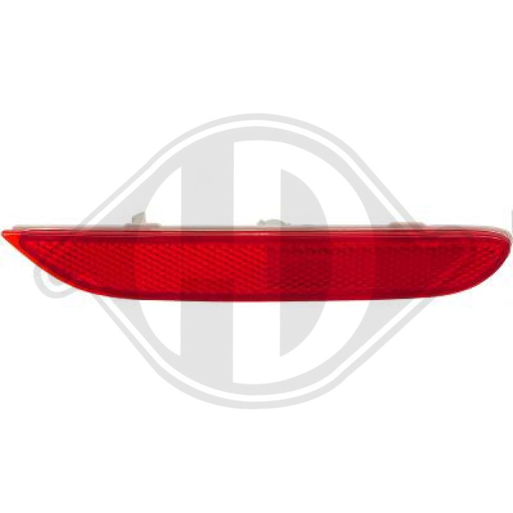 DIEDERICHS Reflektor 6046894 højre for NISSAN