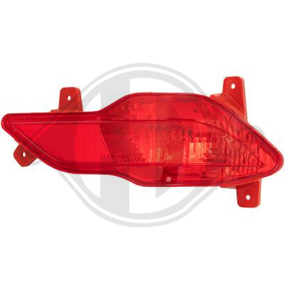 DIEDERICHS Reflektor 1835196 højre for OPEL