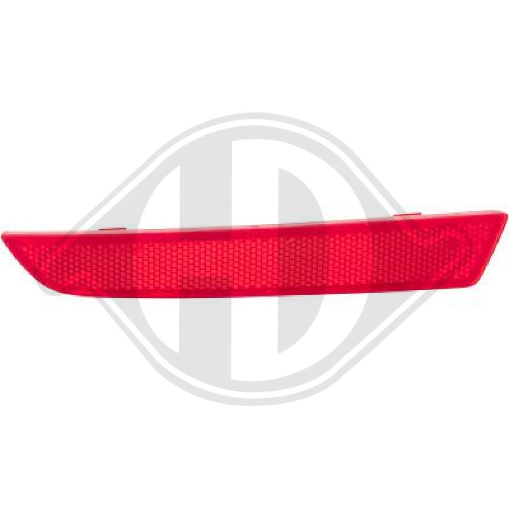 DIEDERICHS Reflektor 1668099 venstre for MERCEDES-BENZ