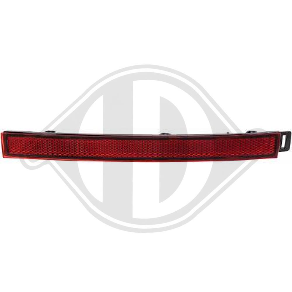 DIEDERICHS Reflektor 2257098 højre for VW