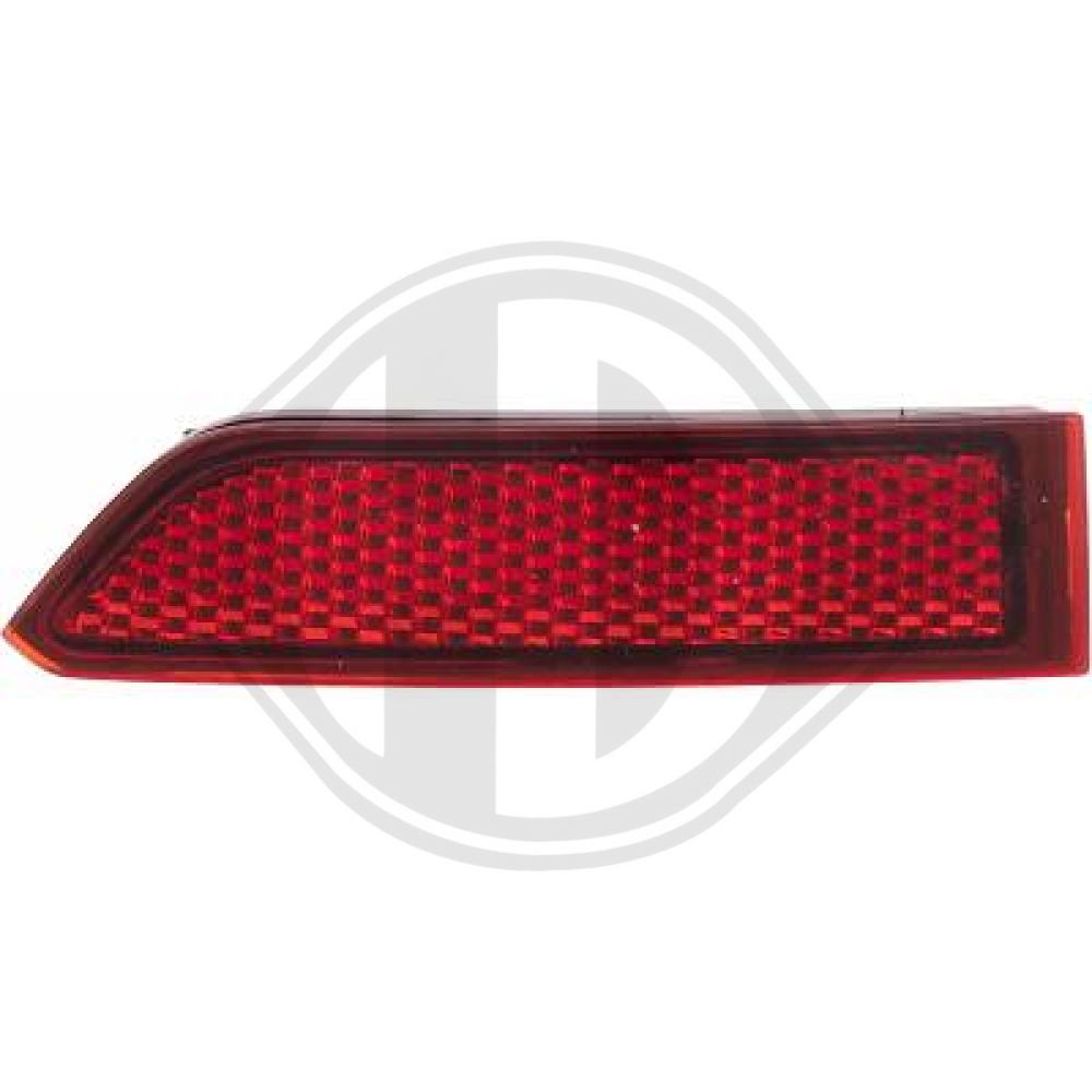 DIEDERICHS Reflektor 2257097 venstre for VW